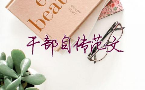 干部自传范文(17篇)
