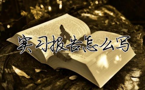 实习报告怎么写 技校实践报告怎么写 12篇