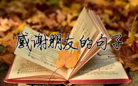 感谢朋友的句子模板大全(精品 6篇)